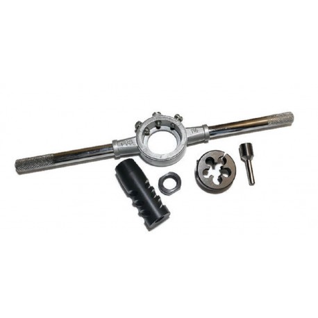 DELTAC® "Backfire" muzzle brake for 5/8-24RH .223Cal - Complete threading kit