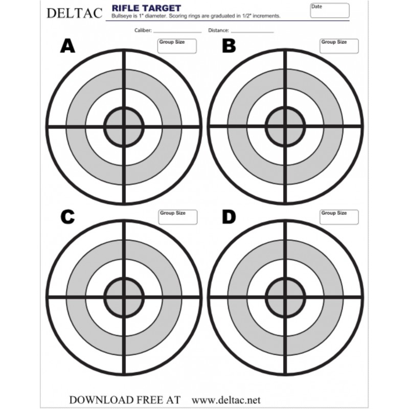 free rifle target ready to download