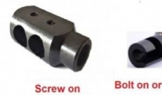 Which muzzle brake should I get, a Bolt-on or a Screw-on?